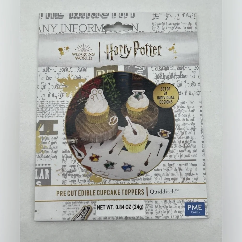 Harry Potter Cupcake Toppers - Quidditch Theme